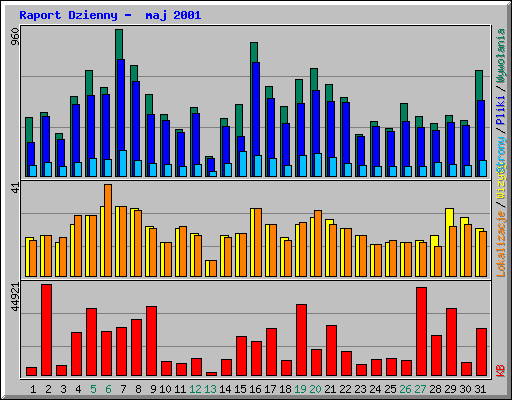 Raport Dzienny -  maj 2001