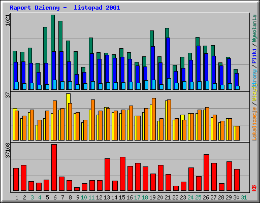 Raport Dzienny -  listopad 2001