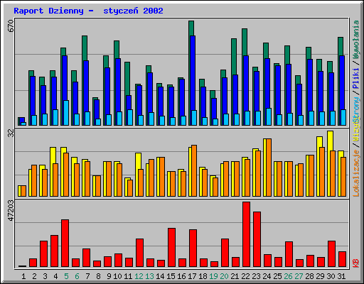 Raport Dzienny -  stycze 2002