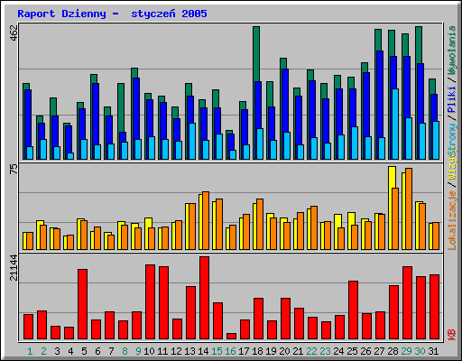 Raport Dzienny -  stycze 2005