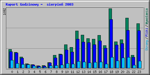 Raport Godzinowy -  sierpie 2003