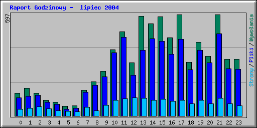 Raport Godzinowy -  lipiec 2004